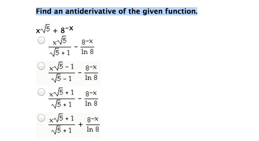 Find A Differential Operator That Annihilates The Given Function