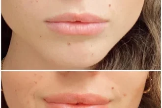Lip Flip Before and After