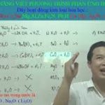 Viết Phương Trình Hóa Học