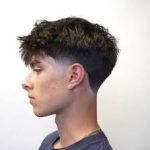 textured fringe haircut