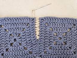 How to Stitch Granny Squares Together
