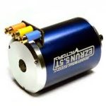 Sensored motor solder tab vertical extensions